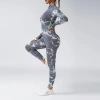 Seamless hip-lifting one-piece long pants for women, fitness, running, yoga wear, zipper long-sleeved one-piece set, no embarrassing lines Specification image
